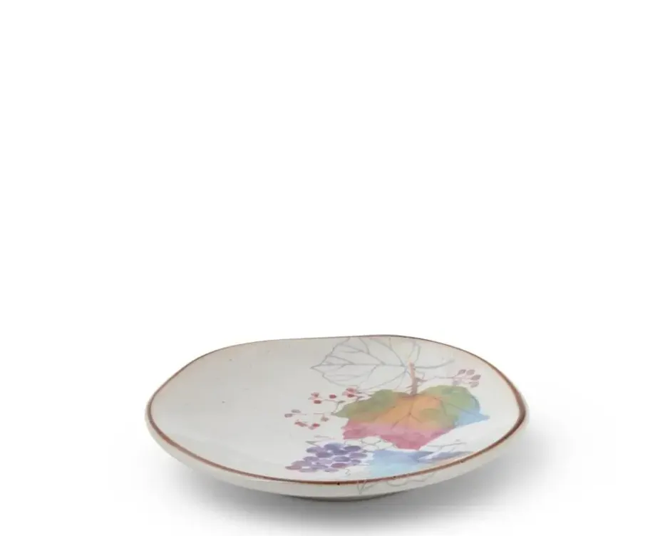Small Plates^MIYA Company Floral Mini Plate Rainbow Leaves