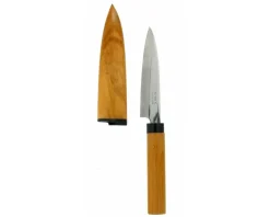 Knives^MIYA Company Fruit Knife Brown With Sheath