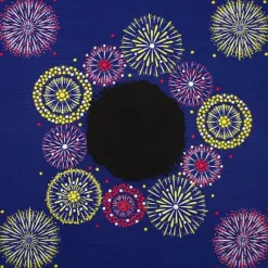 Furoshiki & Tenugui^MIYA Company Furoshiki Fireworks 20" Sq.