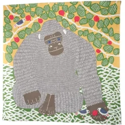Furoshiki & Tenugui^MIYA Company Furoshiki Gorilla 41"