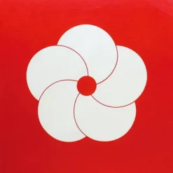 Furoshiki & Tenugui^MIYA Company Furoshiki Pattern Flowers Red 27.5" Sq.