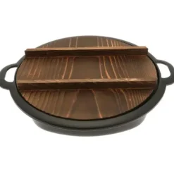 Cast Iron^MIYA Company Gyoza Pan Cast Iron With Lid