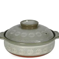 Donabe Casseroles^MIYA Company Hana-Mishima Donabe Casserole, 135 Oz.