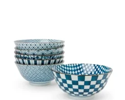 Medium Bowls^MIYA Company Ichimatsu Checker 6