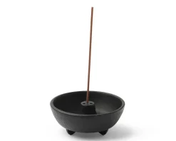 Incense^MIYA Company Incense Holder Black Center Cone