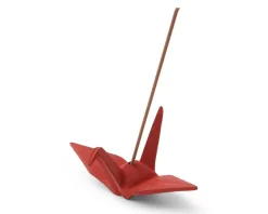 Incense^MIYA Company Incense Holder Cinnabar Peace Crane