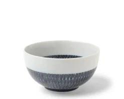 Medium Bowls^MIYA Company Indigo Tobi Kanna Bowl 5-1/8"