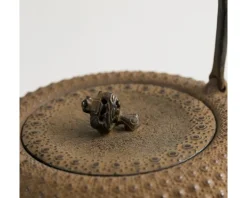 Teapots - Cast Iron^MIYA Company Iwachu Kettle Tetsubin Gravel Turtleshell Brown