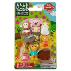 Other^MIYA Company Iwako Forest Friends Eraser Pack At Miya
