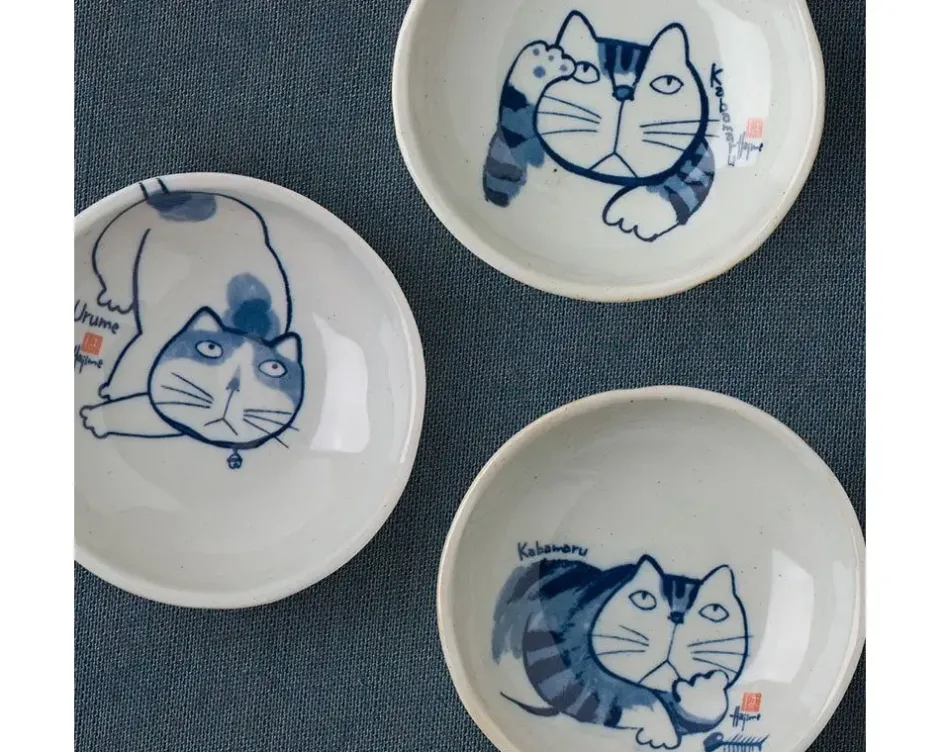Cats^MIYA Company Kabamaru 4.25" Mini Dish Set