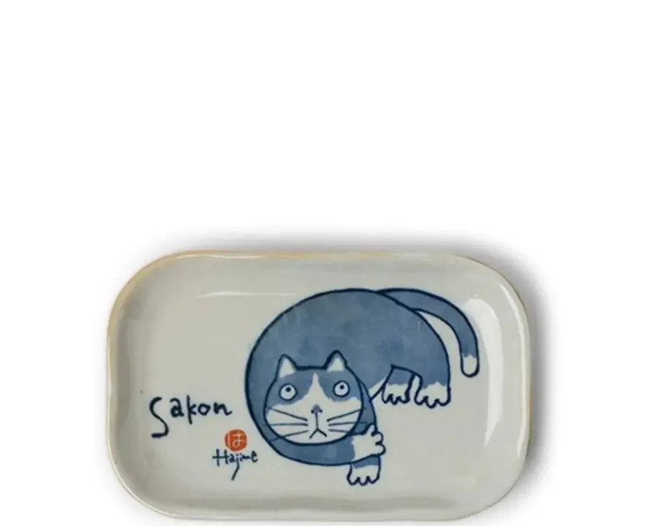 Cats^MIYA Company Kabamaru Rectangle Plate Set/5