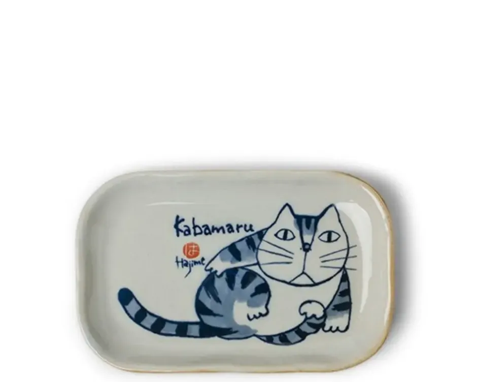 Cats^MIYA Company Kabamaru Rectangle Plate Set/5