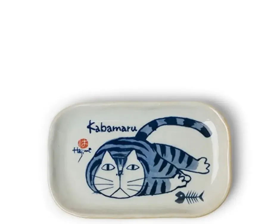 Cats^MIYA Company Kabamaru Rectangle Plate Set/5