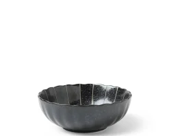 Medium Bowls^MIYA Company Kasa Lines Black 5.5" Bowl