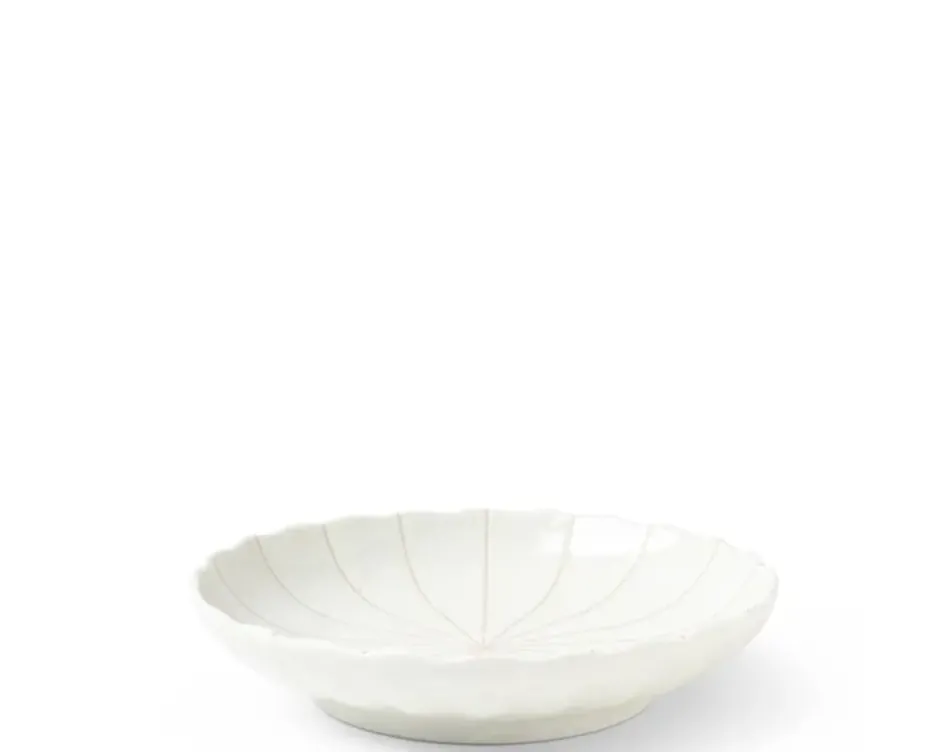 Medium Plates^MIYA Company Kasa Lines White 6.5" Plate