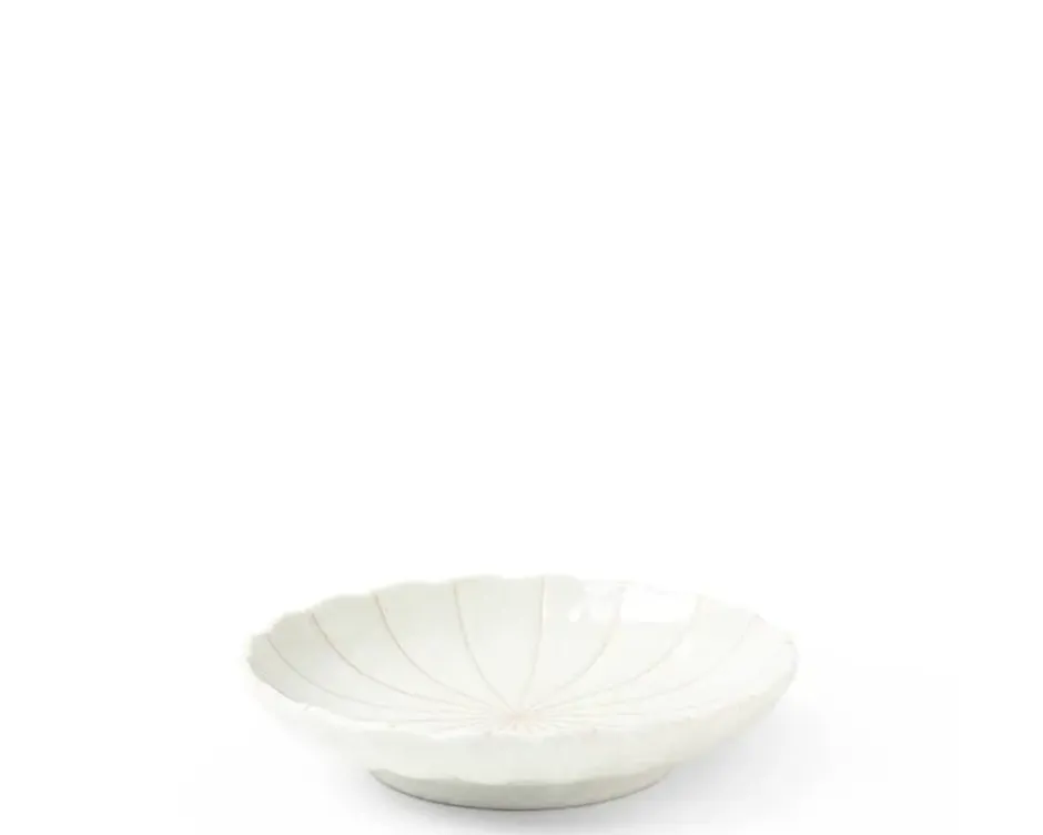 Small Plates^MIYA Company Kasa Lines White 4.75" Plate