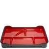 Sushi Service^MIYA Company Lacquered Lunch Tray 14" X 9.5" - Red