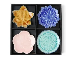 Plate Sets^MIYA Company Leaf & Flower 4.75