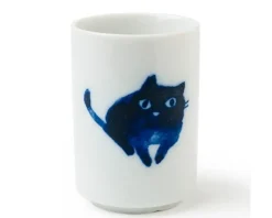Cats^MIYA Company Midnight Blue Cat Cup Set