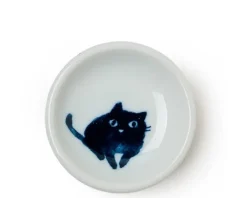 Cats^MIYA Company Midnight Blue Cat Dish Set