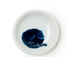 Cats^MIYA Company Midnight Blue Cat Dish Set