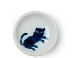 Cats^MIYA Company Midnight Blue Cat Dish Set