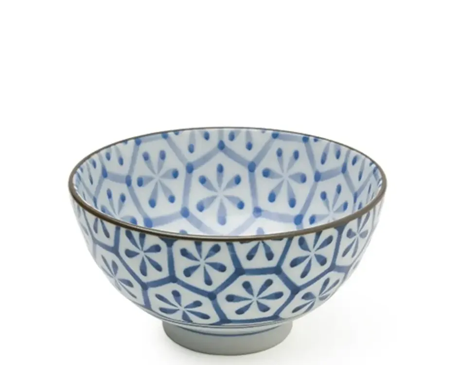 Rice Bowls^MIYA Company Monyou 4.25" Hana Kikkou Rice Bowl