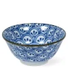 Medium Bowls^MIYA Company Monyou 6" Hana Seigaiha Bowl