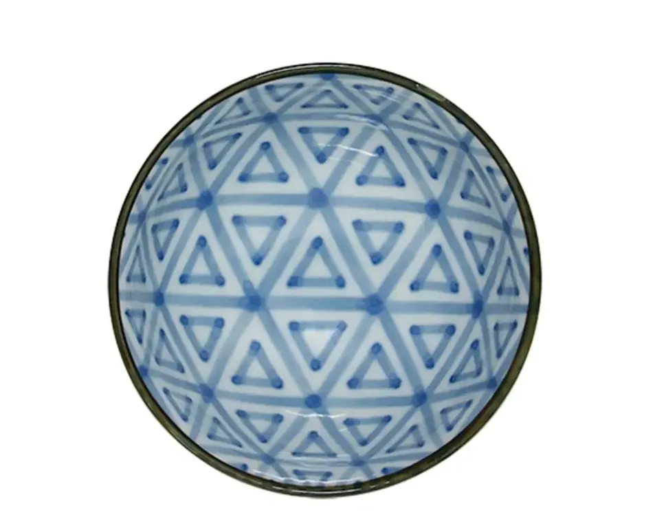 Rice Bowls^MIYA Company Monyou 4.25" Sankaku Rice Bowl