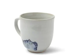 Cups/Mugs^MIYA Company Mug Cat Trio Blue