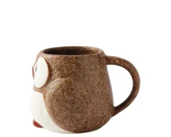 Cups/Mugs^MIYA Company Mug Owl Brown 11 Oz.