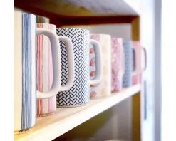 Mugs^MIYA Company Mug Red Obi Stripe