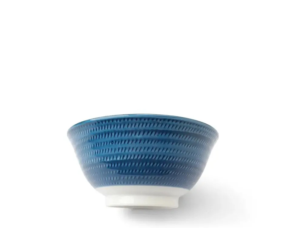 Blue & White 6" Bowls^MIYA Company Mums 6" Bowl