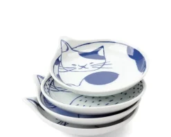 Plates^MIYA Company Nekotori Cat Plate 4.25