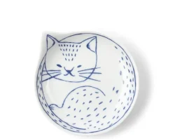 Plates^MIYA Company Nekotori Cat Plate 4.25
