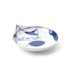 Plates^MIYA Company Nekotori Cat Plate 4.25