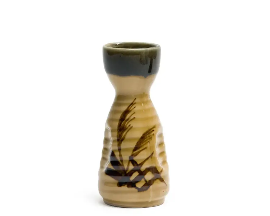 Sake Bottles & Cups^MIYA Company Oribe Sasa 4 Oz. Sake Bottle