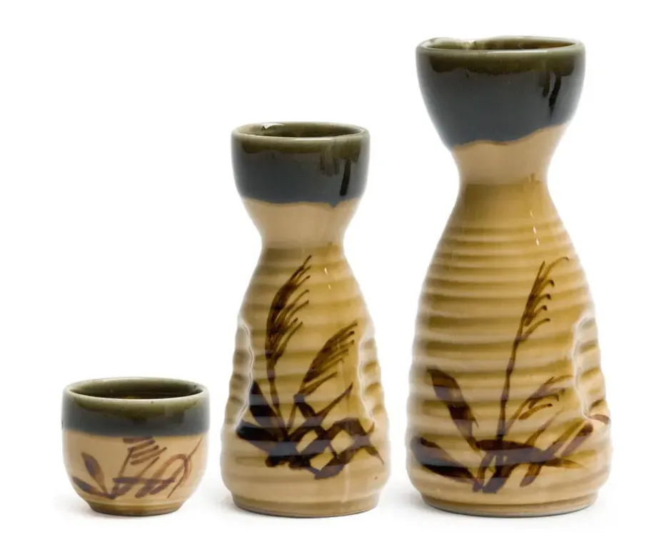 Sake Bottles & Cups^MIYA Company Oribe Sasa 1.2 Oz. Sake Cup