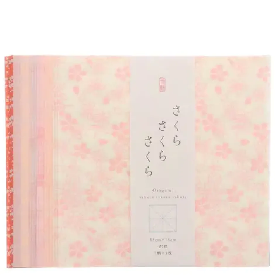 Origami^MIYA Company Origami Paper Washi Sakura 6"