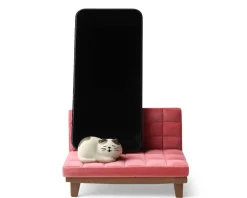 Cats^MIYA Company Phone Stand Cat On Sofa Pink