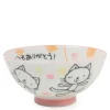 Bowls^MIYA Company Pink Cat 4.25" Rice Bowl