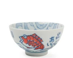 Bowls^MIYA Company Red Tai 4.5" Rice Bowl