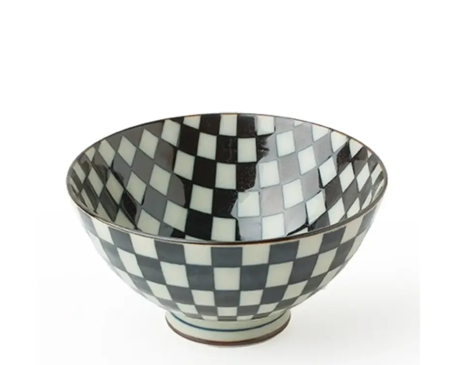 Bowl Sets^MIYA Company Retro Black & White 4.5" Rice Bowl Set