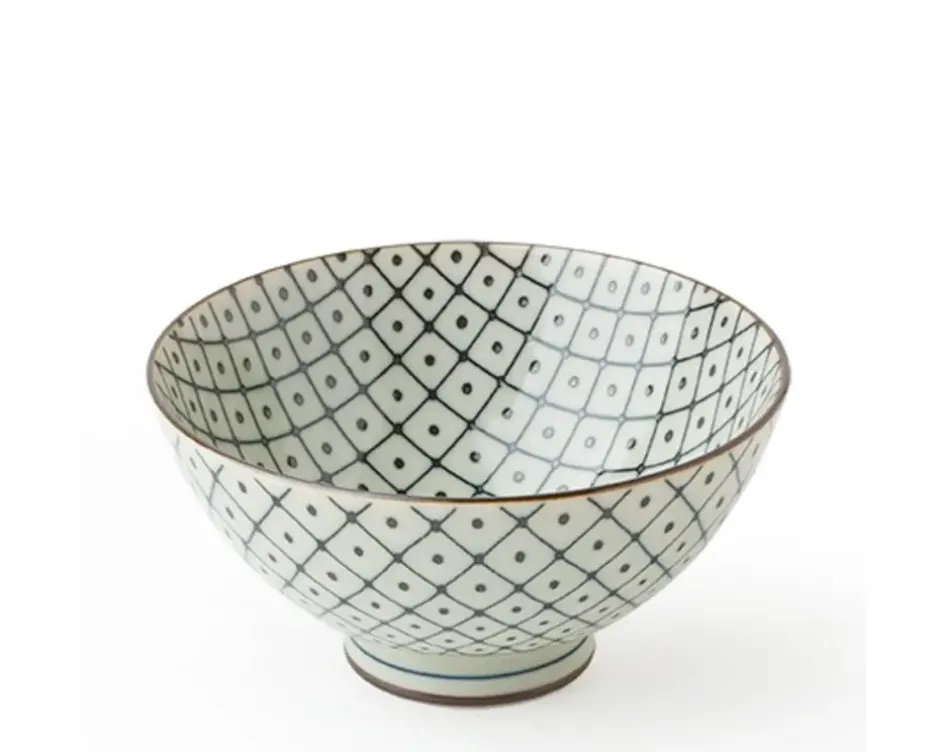 Bowl Sets^MIYA Company Retro Black & White 4.5" Rice Bowl Set