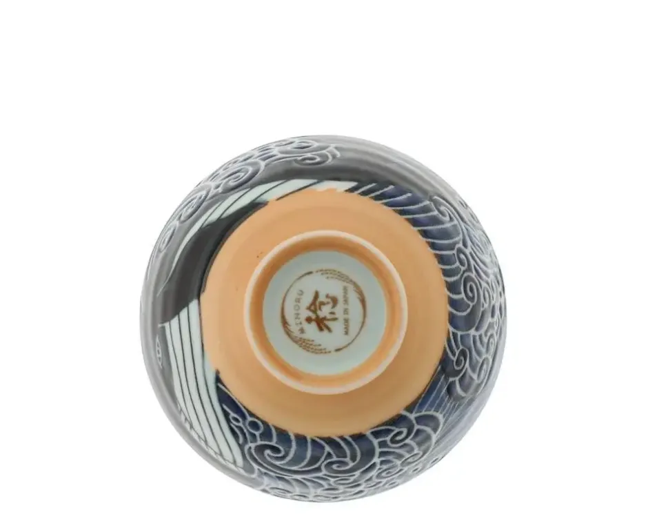 Bowls^MIYA Company Rice Bowl Blue Whale Waves
