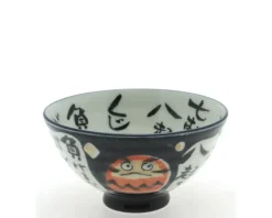 Tableware^MIYA Company Rice Bowl Daruma Dark Blue