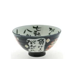 Tableware^MIYA Company Rice Bowl Daruma Dark Blue