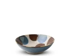 Small Bowls^MIYA Company Rustic Blue & Brown 5.75