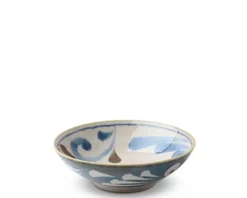 Small Bowls^MIYA Company Rustic Blue Vines 5.75
