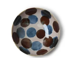 Shallow Bowls^MIYA Company Rustic Dots 8.5